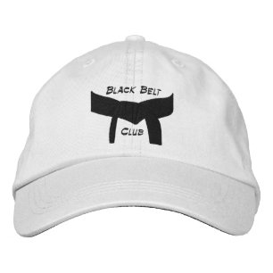 Custom Martial Arts Black Belt Club Bestickte Kappe