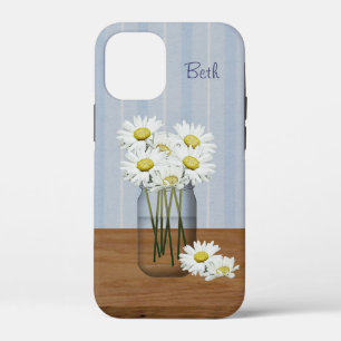 Custom Mason Jar of Daisies Case-Mate iPhone Hülle