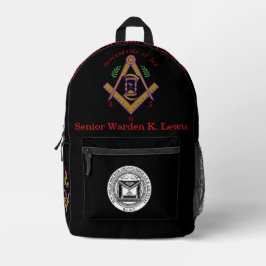 Custom Masonic Lodge Backpack Bedruckter Rucksack
