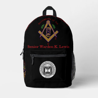 Custom Masonic Lodge Backpack Bedruckter Rucksack