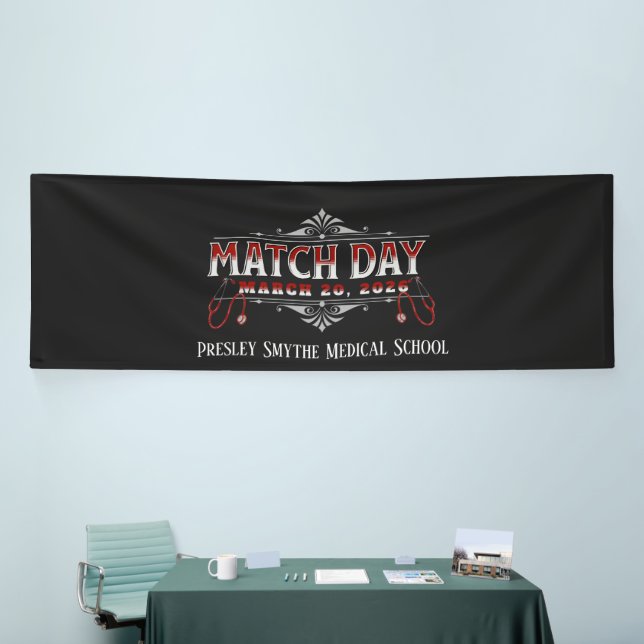 Custom Match Day 2026 Medizinische Assistenzarzt-B Banner (Messeveranstaltung)