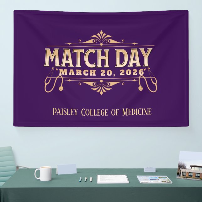 Custom Match Day 2026 Medizinische Assistenzzeit Banner (Messe)
