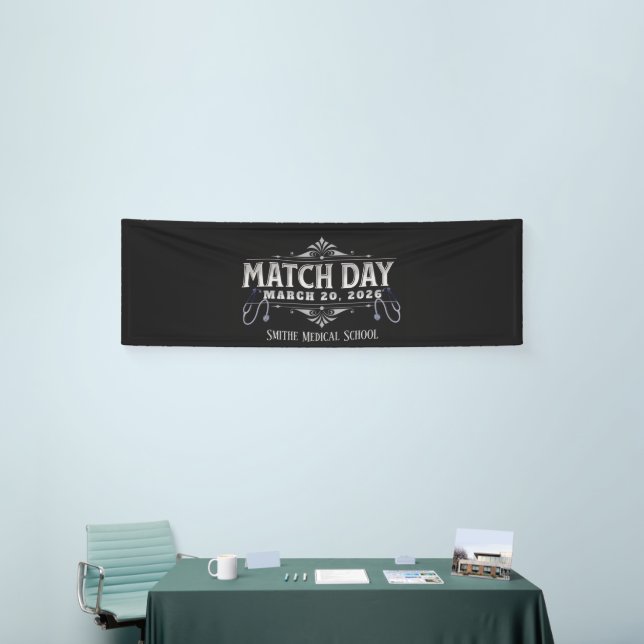 Custom Match Day 2026 Medizinstudium im Praktische Banner (Messeveranstaltung)