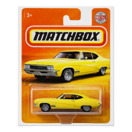 Custom Matchbox Style Classic Car Design Poster
