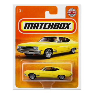 Custom Matchbox Style Classic Car Design Poster