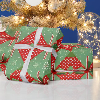 Custom Matte Vintage Weihnachtswrapping Papier Geschenkpapier