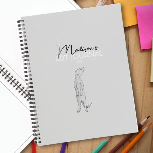 Custom Meerkat Notizbuch