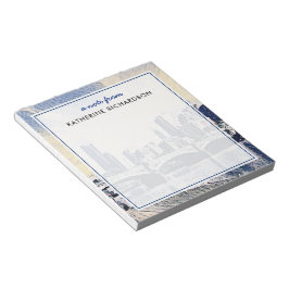 Custom Melbourne Australia Watercolor Art Notizblock