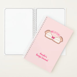 Custom Melktert Boeremeisie Spiral Notebook Notizbuch