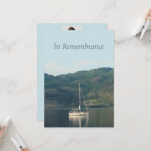 Custom Memorandum Service Segelboot See Einladung