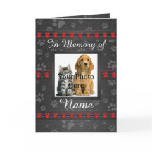 Custom Memorial Announcation - Faithful Companion