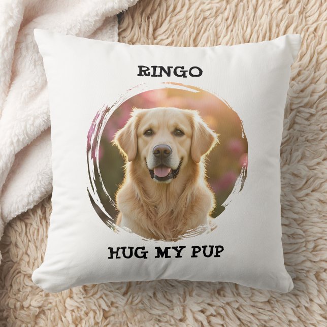 Custom Memorial Pet Pillow Hug My Pup Dog Gift Kissen (Von Creator hochgeladen)