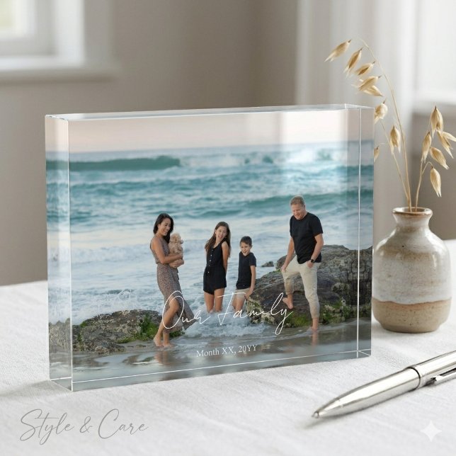 Custom Memory Acrylic Photo Block Display (Custom Memory Acrylic Photo Block Display)
