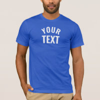 Custom Mens Bella+Leinwände Short Sleeve Royal Blu