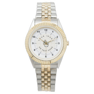 CUSTOM Men's Two-Tone-Armband Watch Armbanduhr