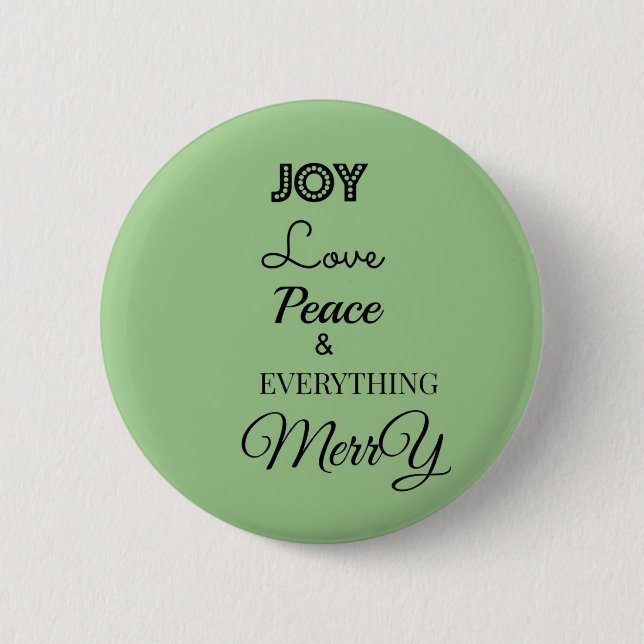 Custom Mercury Christmas Holiday Pinback Buttons (Vorderseite)