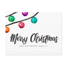 Custom Merit Weihnachts Wasserfarben Ornament