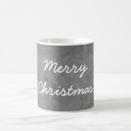 Custom Merry Christmas Chalkboard Typografie Tasse