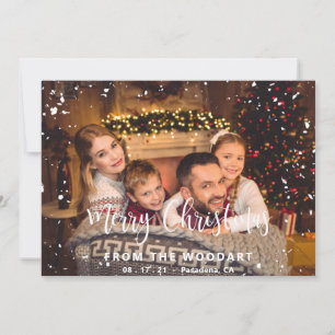 Custom Merry Christmas Foto Card
