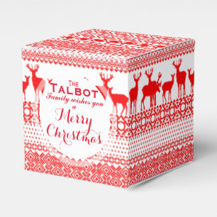 Custom MERRY CHRISTMAS SAASON'S GREETING Fvor Box Geschenkschachtel