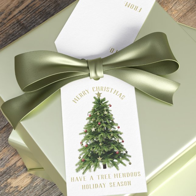 Custom Merry Weihnachtsbaum Urlaub Geschenkanhänger (Merry Christmas Tree Gift Tags just for you!)