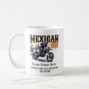 Custom Mexican 1000 Baja California Race Kaffeetasse