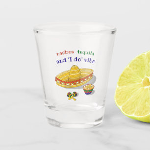 Custom Mexican Fiesta Junggeselinnen-Abschied Schnapsglas