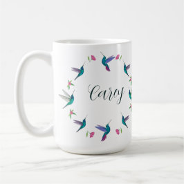 Custom Mexican Violetear Hummingbird Kaffeetasse