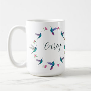 Custom Mexican Violetear Hummingbird Kaffeetasse