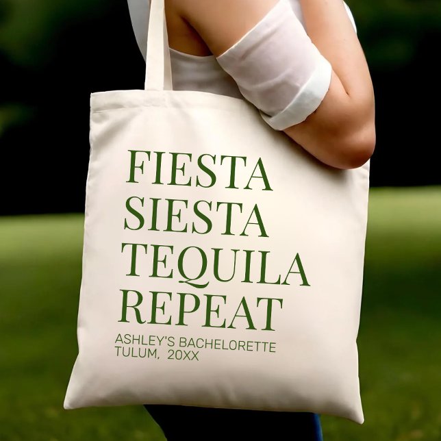 Custom Mexico Wedding Welcome Fiesta Favor Beach Tragetasche (Von Creator hochgeladen)