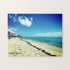 Custom Miami Beach Florida Ruhe und Entspannung Er Puzzle