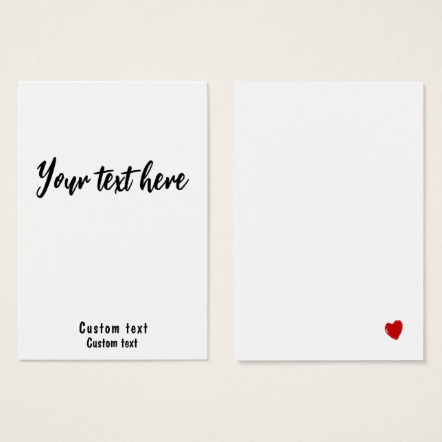 Custom Mightny Business Card 3.5 x 2.5 (Vorne & Hinten)