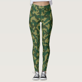Custom Military Camouflage Style 2 Leggings