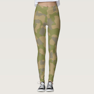 Custom Military Camouflage Style 3 Leggings