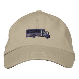 Custom Mini Bus Shuttle Stickerei Bestickte Baseballkappe