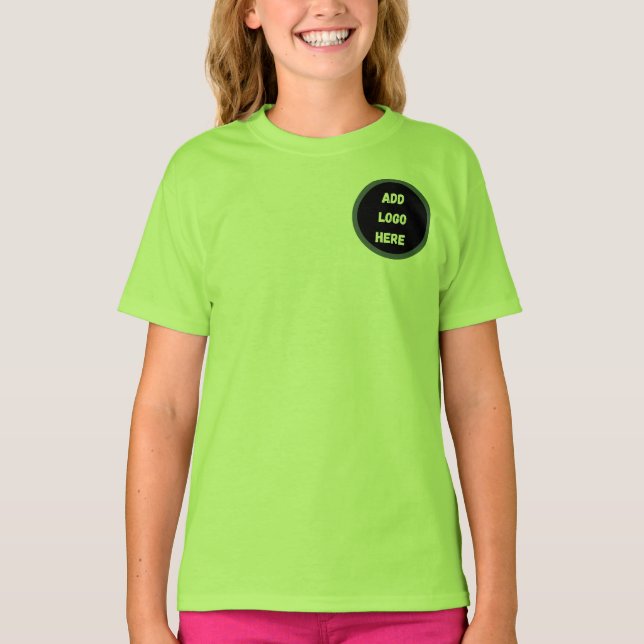 Custom minimal Design Add Photo or Text T-Shirt (Vorderseite)