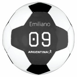 Custom Minimalist Argentinian National Athlete  Fußball