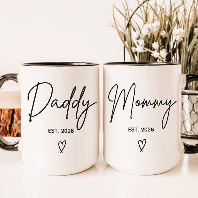 Custom Minimalist Dad Mug for New Dads & Parents Tasse (Von Creator hochgeladen)