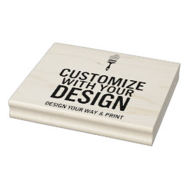 Custom Minimalist Personalized Company Branded  Gummistempel