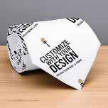 Custom Minimalist Personalized Company Branded  Krawatte<br><div class="desc">Add a refined finishing touch to your professional look with this Custom Minimalist Personalized Company Branded Neck Tie, designed to showcase your logo or company name in a subtle, modern style. Ideal for trade shows, executive wear, client meetings, or branded uniforms, this tie offers understated sophistication and brand consistency. Made...</div>