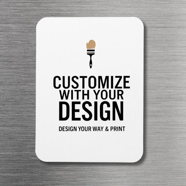 Custom Minimalist Personalized Company Branded  Magnet (Von Creator hochgeladen)