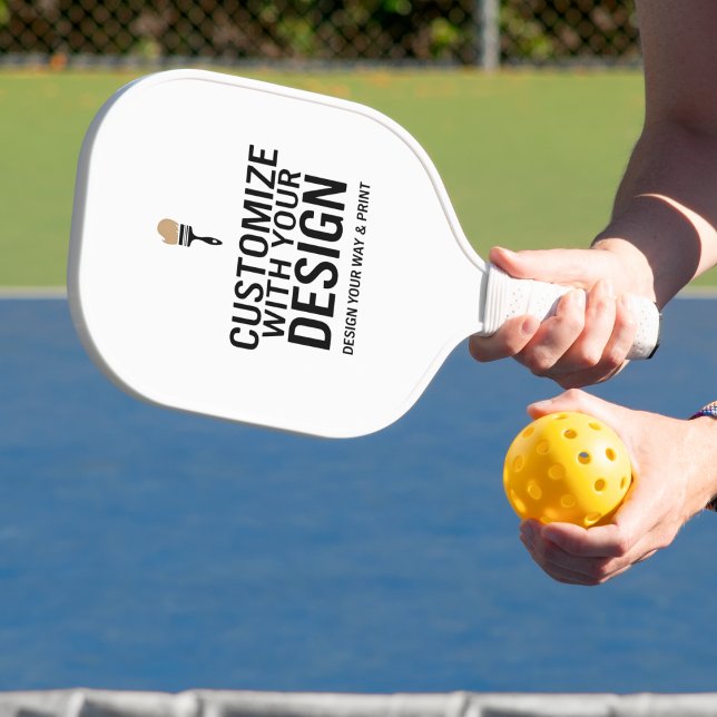 Custom Minimalist Personalized Company Branded  Pickleball Schläger (Von Creator hochgeladen)