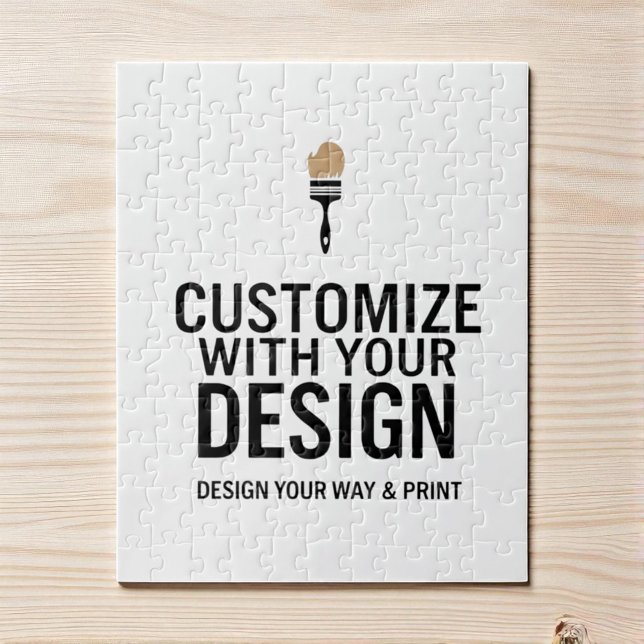 Custom Minimalist Personalized Company Branded  Puzzle (Von Creator hochgeladen)