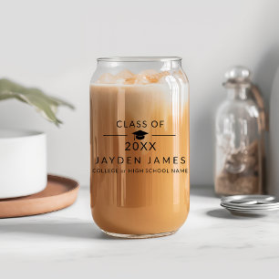 Custom Minimalistisch Class of 2025 Graduation Par Dosenglas