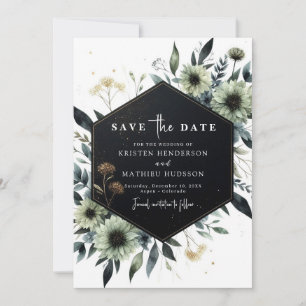 Custom Minimalistisch Romantic Sage Green Wedding Save The Date