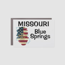 Custom Missouri Staat Car Magnet