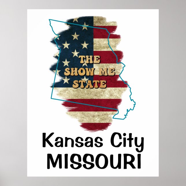 Custom Missouri Staat Poster (Vorne)