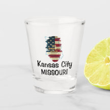 Custom Missouri Staat Shot Glass