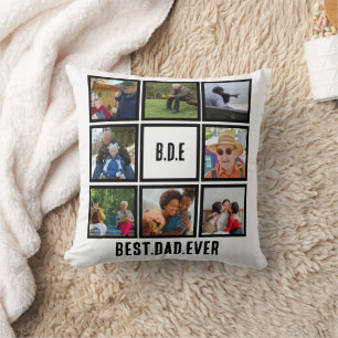 Custom Modern BDE Bester Vater je 8 FotoCollage Kissen