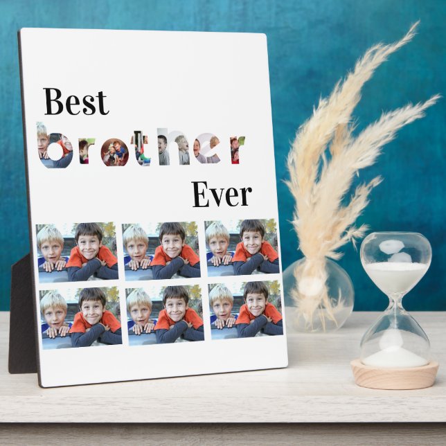 Custom Modern Best Brother aller 13 Jahre FotoColl Fotoplatte (Seite)